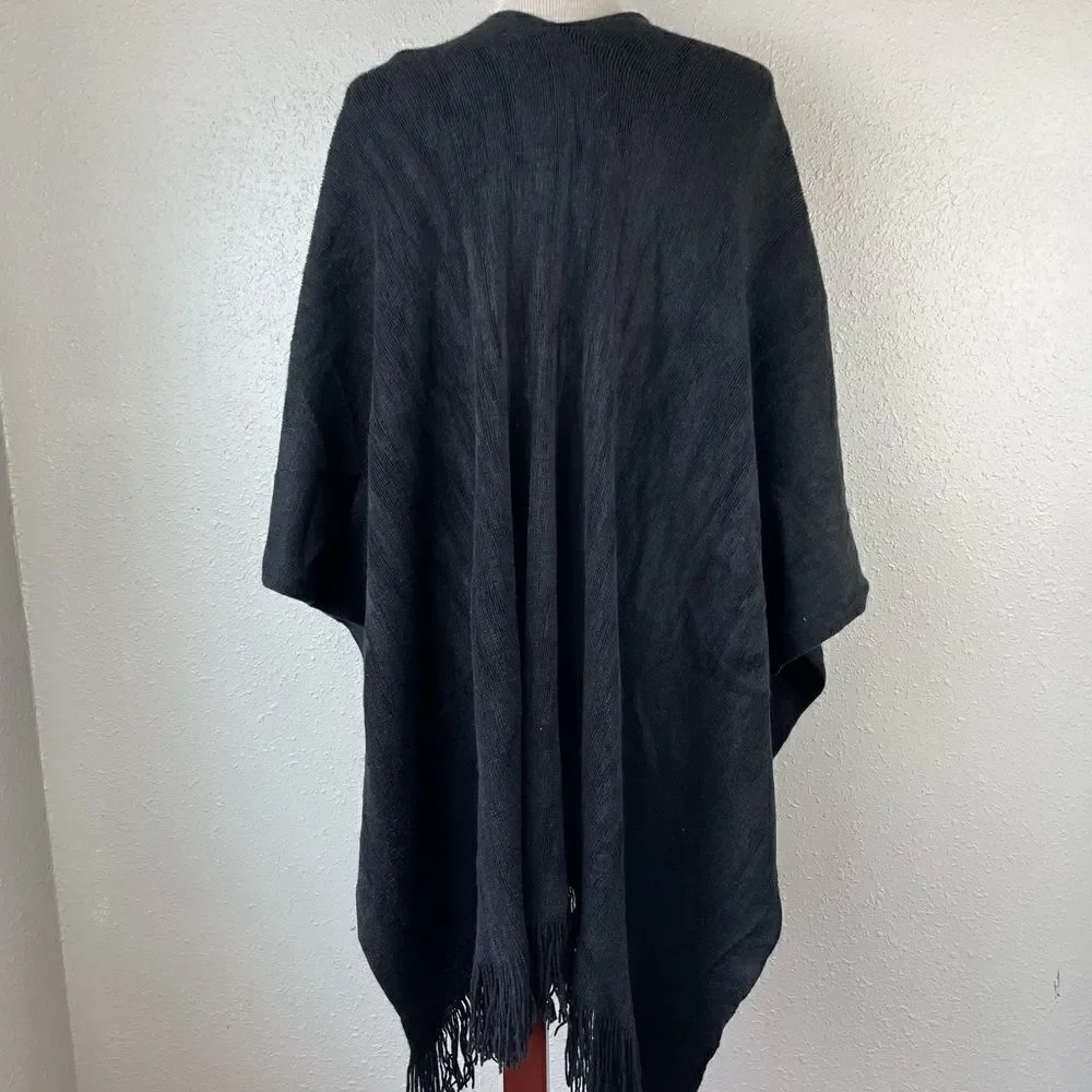 NWT NYA Black Sweater Wrap